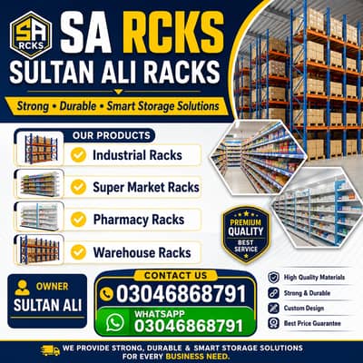 Pharmacy racks | Storage racks | Super Market racks | Industrial racks