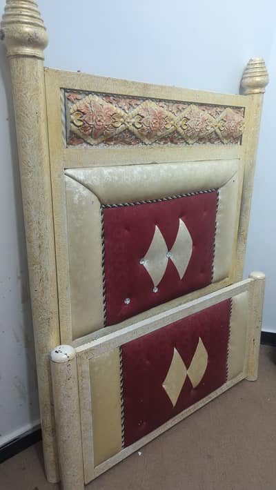 heavy iron single bed