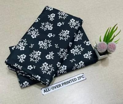 new black floral 1pc suit 1450 free delivery Karachi in