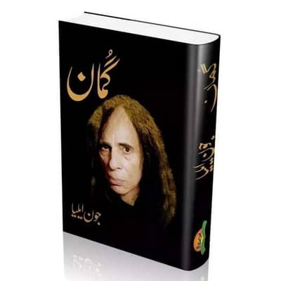 Urdu poetry novel by Jon alia black cover