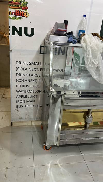 URGENT SALE #JuiceCounter #SteelCounter #RestaurantSetup #ShopForSale