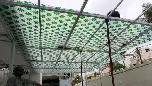 Car Parking shade/ Tensile car porch / Folding shade / Gazebo shade