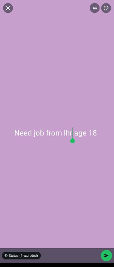 mujha job chaiye jiske pass bhi ho mjjse contact kara