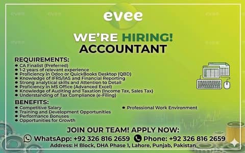 Job Opening for Accountant with Odoo & QBD experience