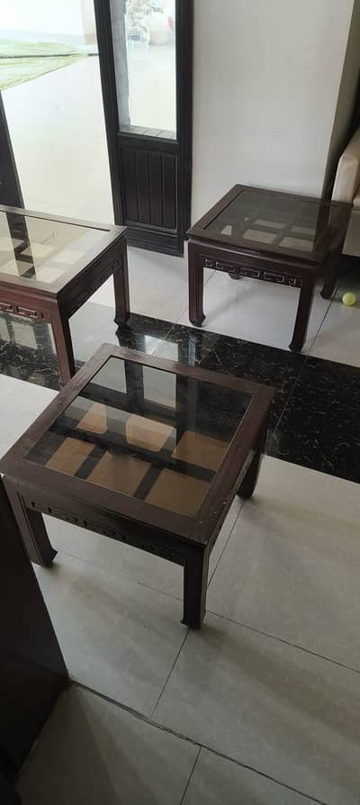 Center table with side tables