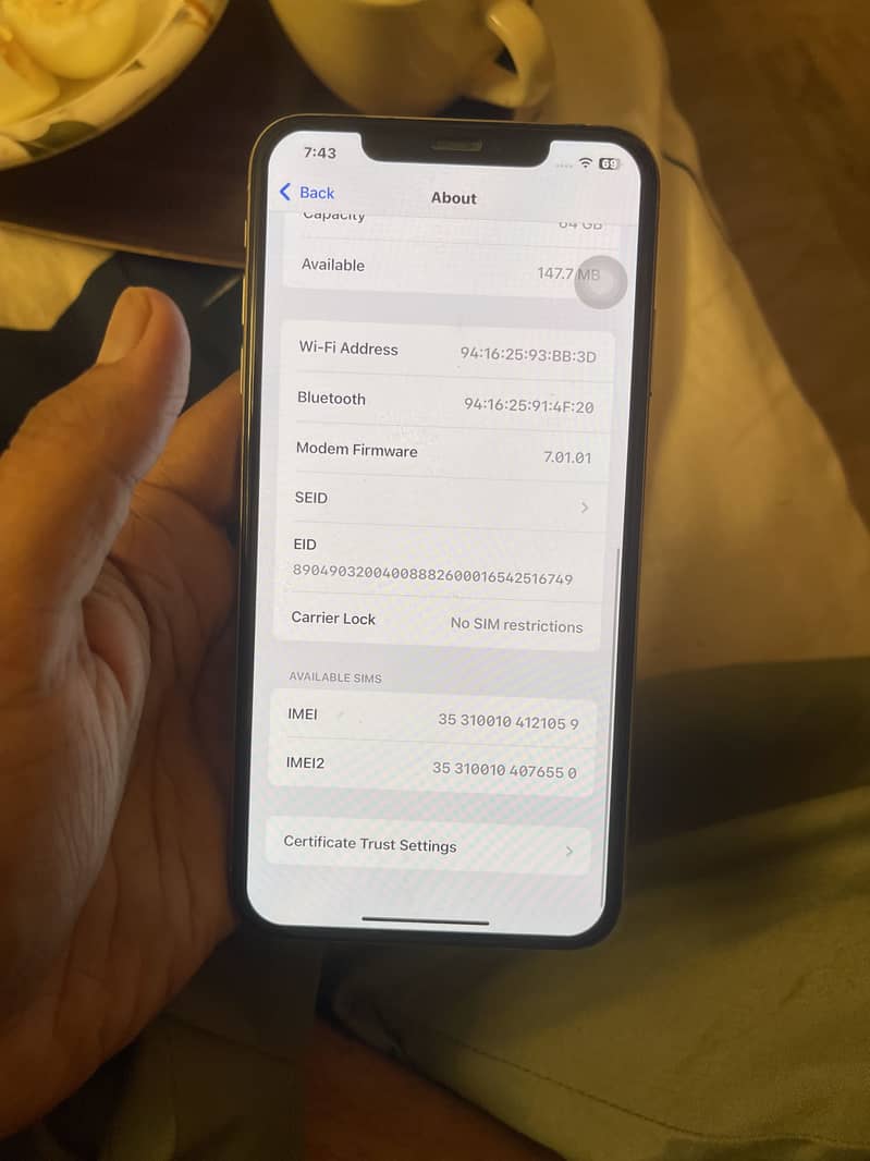 Iphone Xs Max 8