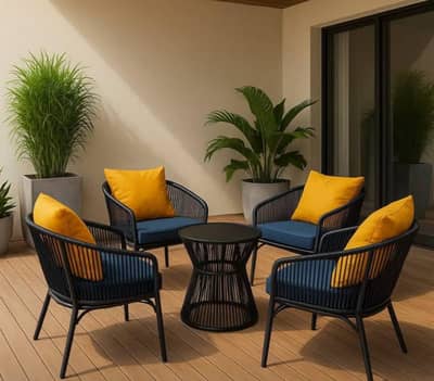CUSTOMIZE CAFE'S ROOFTOP RATTAN CANVAS FURNITURE AVAILABLE FOR SALE