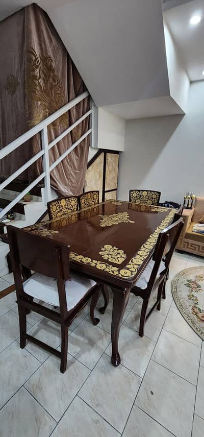 Limited time offer! Dine in Table with 6 chairs. grab at lowest price.