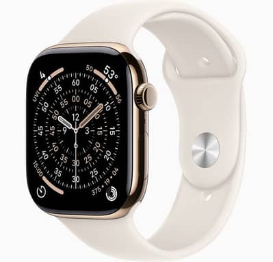 Apple Watch Series 11 46mm Gold Titanium ( Not Aluminium) Box Pack
