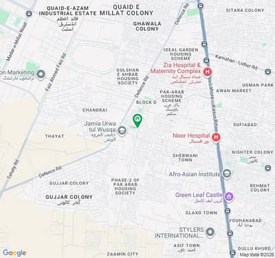 5 MARLA CORNER DOUBLE HOUSE WITH HALL IN FRONT FOR SHOPS OWNER AVAILABLE FOR SALE IN ARAB HOUSING SOCIETY SCHEME PHASE 2