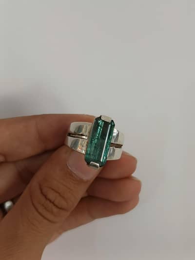 Tourmaline stone Ring