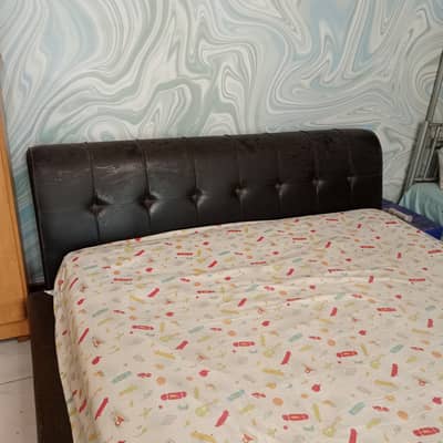 King Size bed without mattress