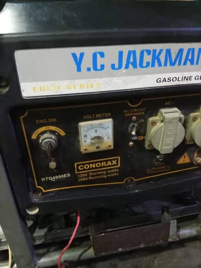 Y. C JACKMAN Generator 3200W - 1 Year Used  Only