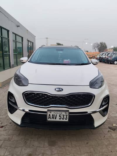 Kia Sportage (AWD) 2020 Model, White Colour.