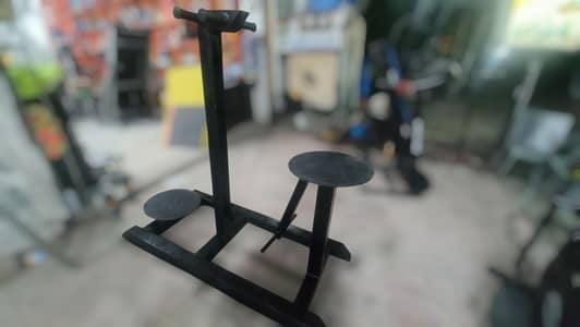 seated twister double twisting machine dumbbells multi gym bench press