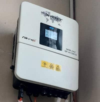 Inverex 3KW Nitrox Hybrid Solar Inverter 24V – 10/10 Condition