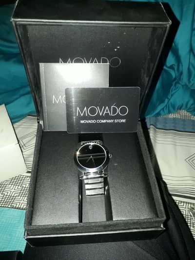 Movado Men's 0605808 Vizio Stainless Steel Watch Used