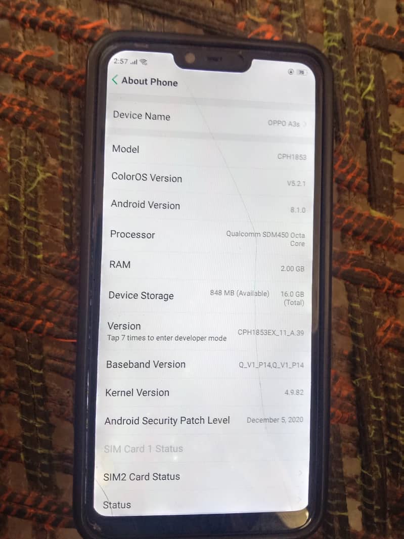 oppoa3s 1