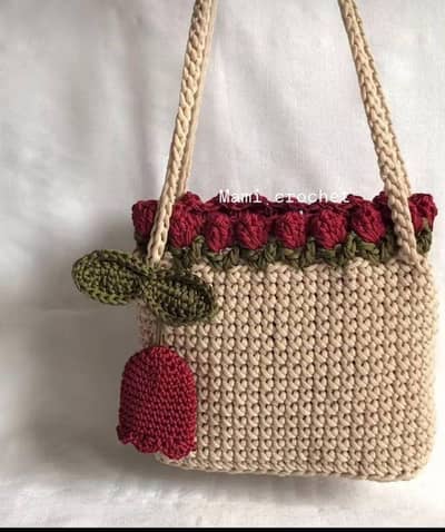crochet handbag