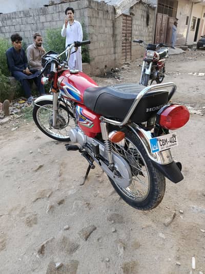 Honda CG 125 model 2022 Islamabad number complete file biometric