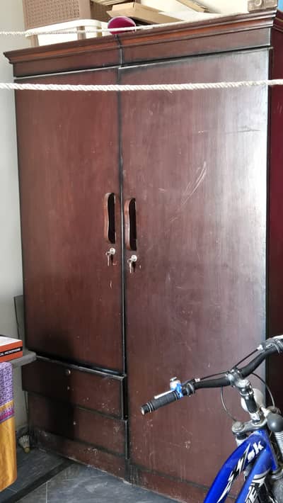 double door wooden Almari