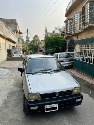 Suzuki Mehran car.   0/3/2/8—5/5/2/1/8/5/8