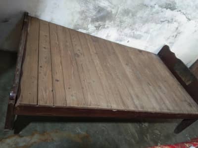 Pure wooden bed