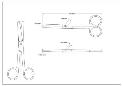Autocad surgical instruments designer