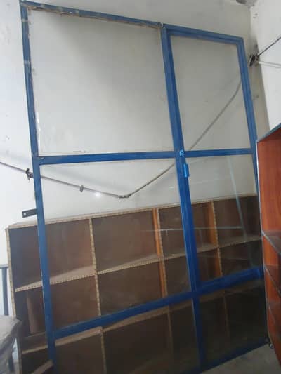 Big size shop front door
