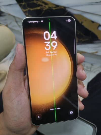 Samsung Galaxy S23+ Dual SIM  Box + Original Cable Minor Line Issue