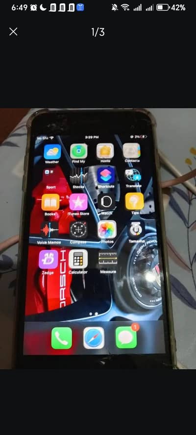 i phone 6s plus just panel crack working perfect