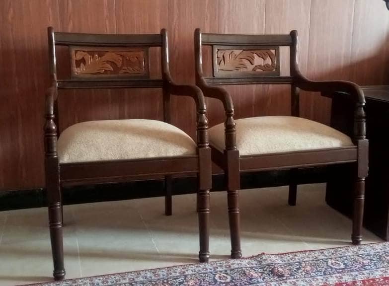 Solid Wood Armchairs 1
