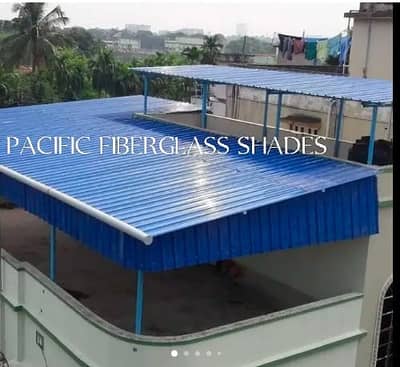 Fiberglass sheets/shades on roof /fiberglass Shed/fiberglass canopy