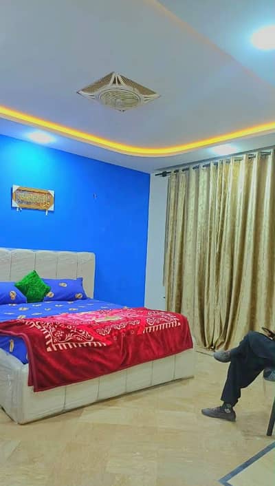 Furnished flat available for rent pak Arab society