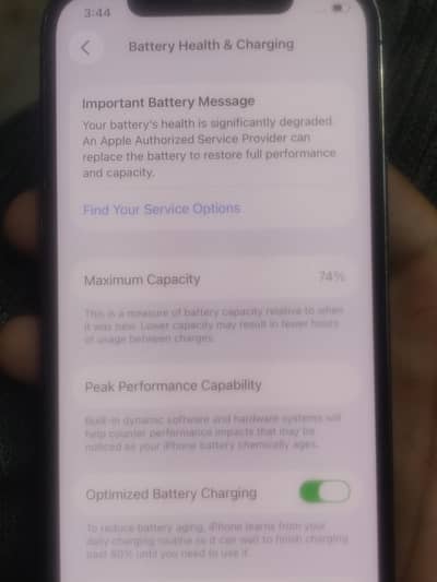 iphone 12pro 128gb approve 74 battry face id not working only all ok