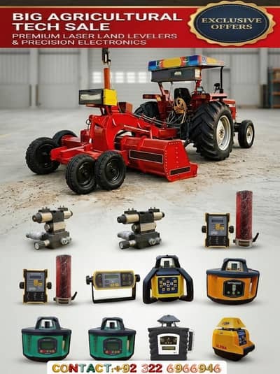 OptiTrack Agro – Mega Sale on Laser Land Levelers & Precision Tools
