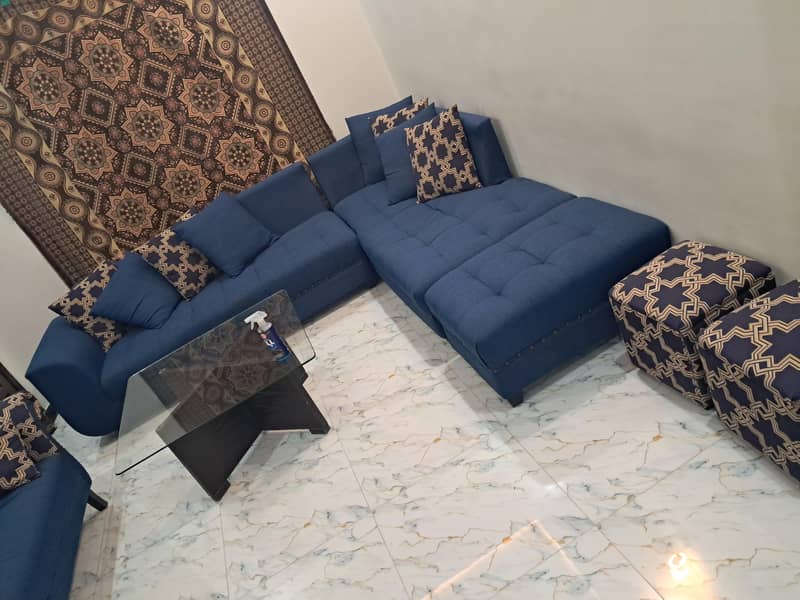 sofa chairs+L shape sofa 2