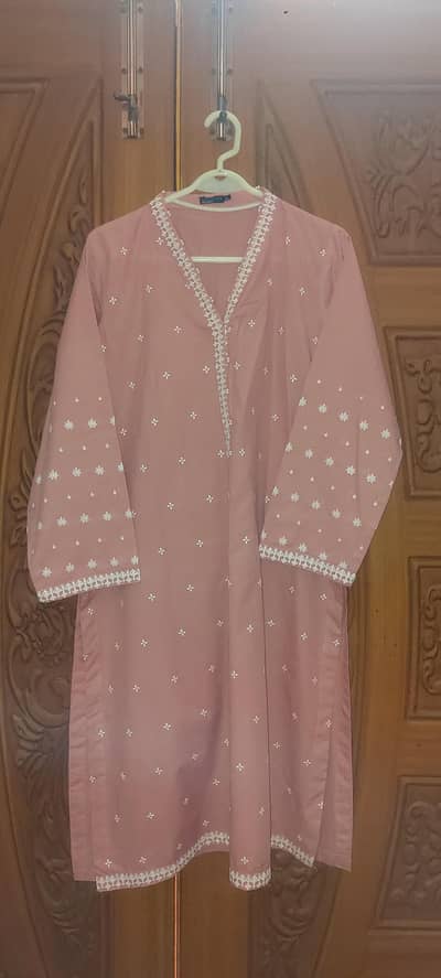 Zellbury embroidered lawn kurta