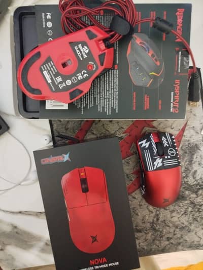 CrystalX Nova Wireless Tri-Mode Mouse – Like New (Warranty)
