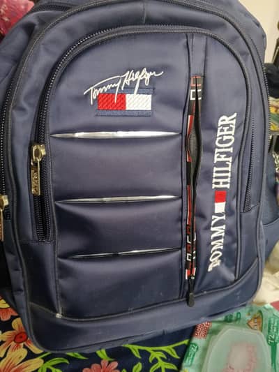New Navy blue color school bag big size