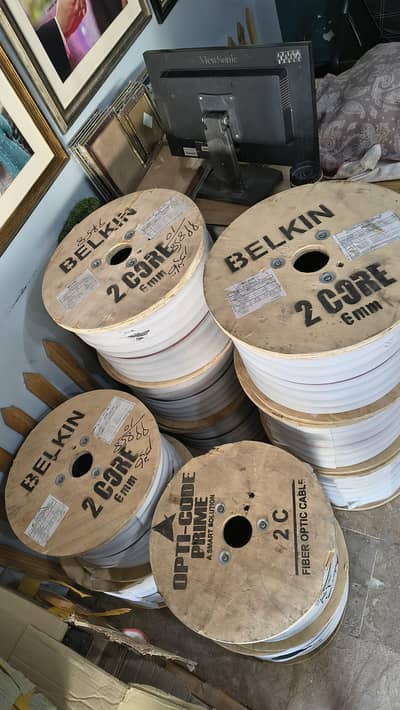 Fiber optical cables. . . . . 2 core 6mm