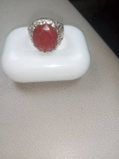 Original Ruby(yaqoot) ring in pure silver