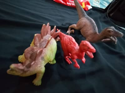 Set of Dinosaur Toy Figures – T-Rex & Stegosaurus | Kids Play Toys`