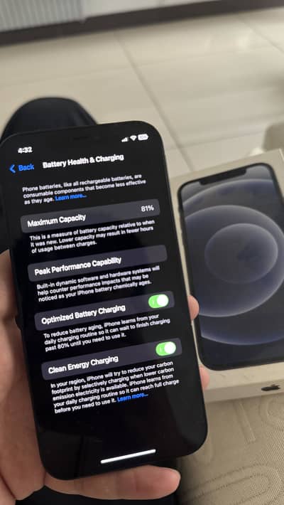 Iphone 12 OFFICIAL PTA 128gb