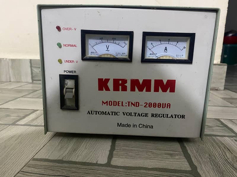 stabilizer 2500va 0