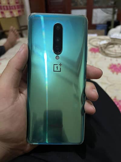 OnePlus 8 dual pta water pack 8 128 All okay only lines side