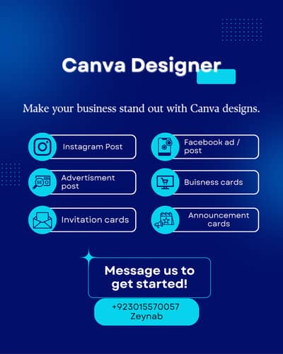 Canva Expert for Post Designing, Digital marketing Services