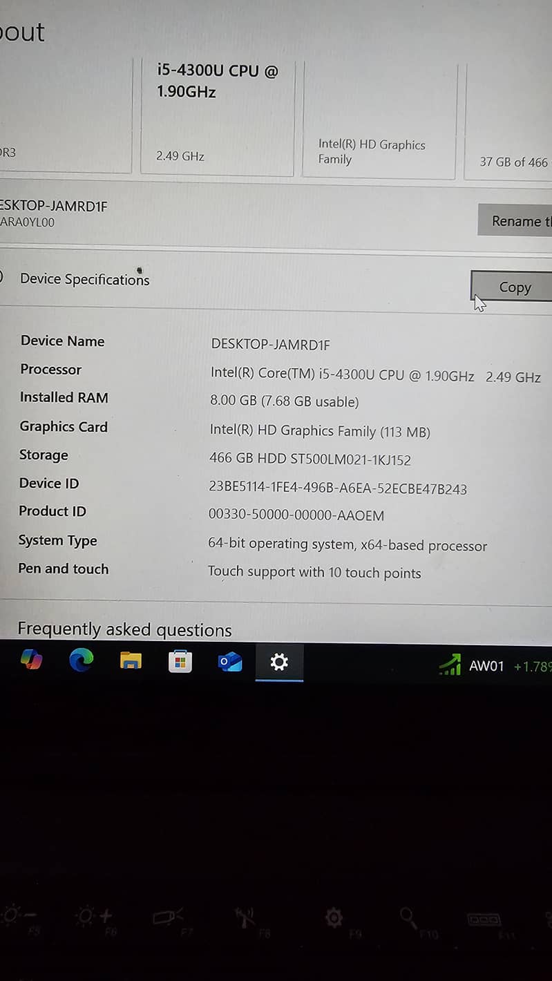 180° Touch Screen 2