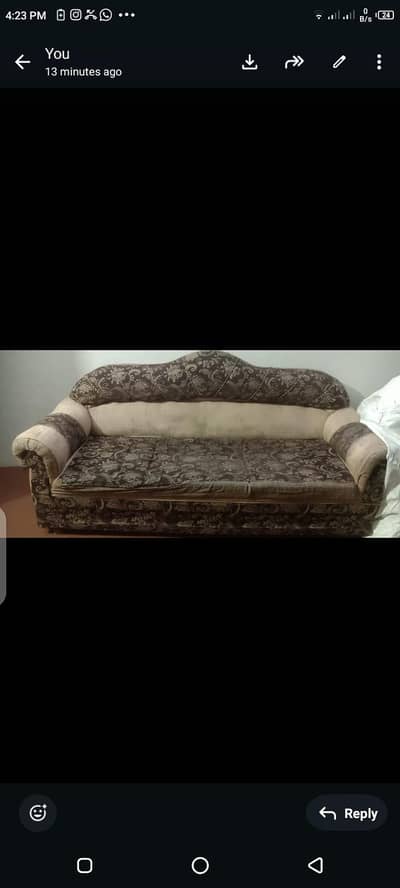 premium sofa set with protective covers