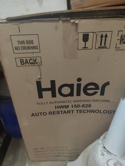 Haier full automatic washing machine ( fully packed)